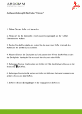 Aufbau Koffertheke "Classic"