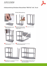 Aufbau Modulare Messetheke "MM Kits" inkl. Druck