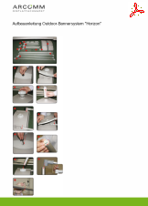 Aufbau Outdoor-Bannersystem "Horizon"