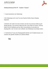 Aufbau Roll UP - System "Classic"