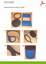 Aufbau Rundtheke "Graphic"