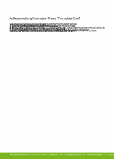 Aufbau Formulate-Theke "Formulate Oval"